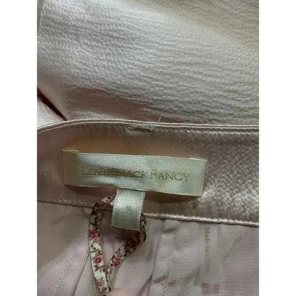 LoveShackFancy Silk Macchiato Perdita Shorts Size 2